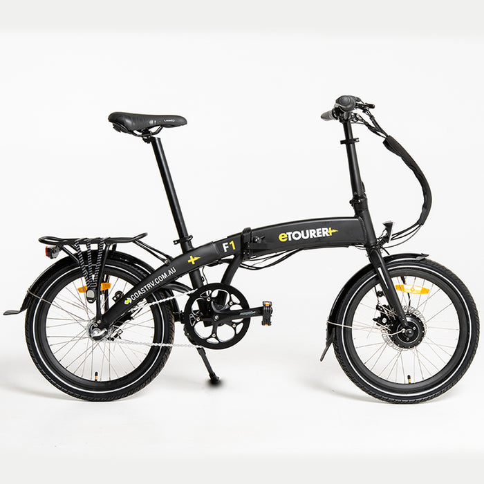 Etourer F1 Folding E-Bike Std Model - Matt Black TDN15Z