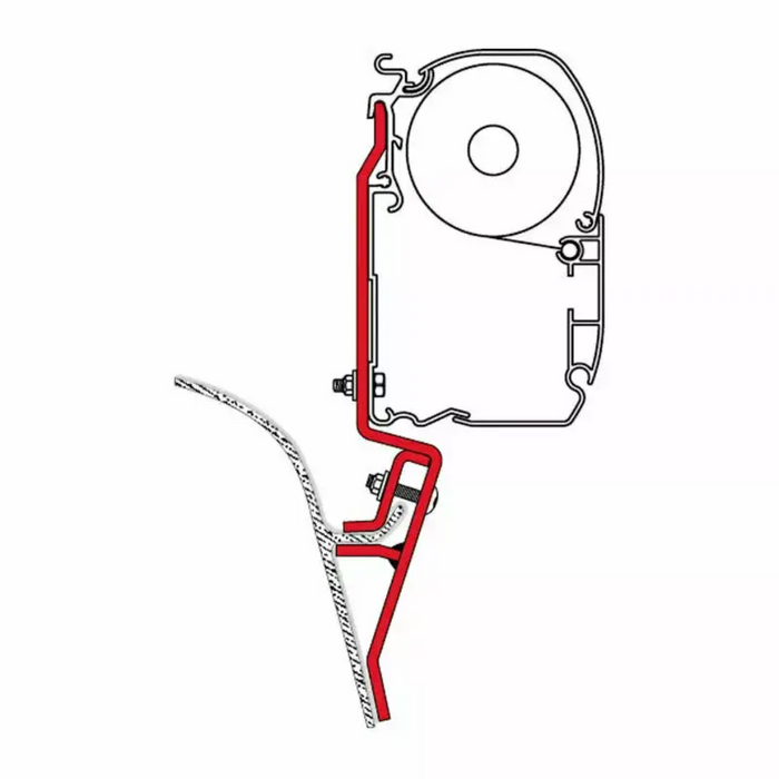 Fiamma AWN VWT2/T3 Fitting Brackets for F45. 98655-035