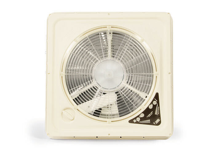 12V Fiamma Turbo Vent 160 White Premium 300mm Fan EMC Approved 03624H02
