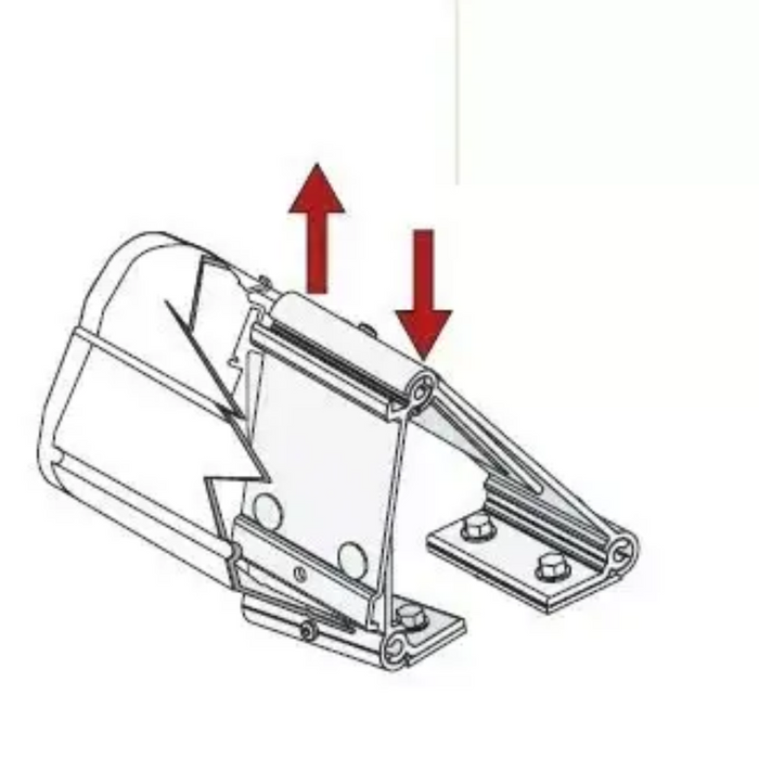 Fiamma Awn "MULTI" Install Bracket (1KIT). 98655-011