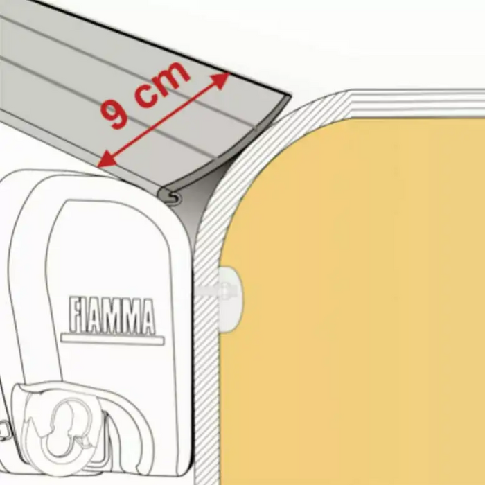 Fiamma Awning Rain Guard L 550cm Length. 98655Z016