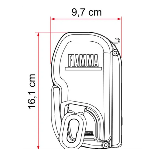 Fiamma operating unit