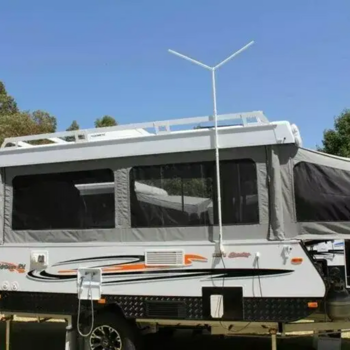 Foldaway Standard Caravan Tv Antenna W/4M Cable. Standard