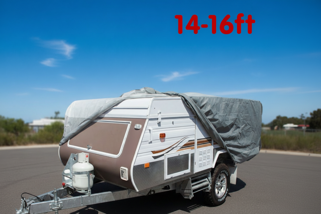 14-16ft camper trailer with heavy duty cover
