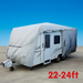 Heavy duty cover on 22-24ft caravan