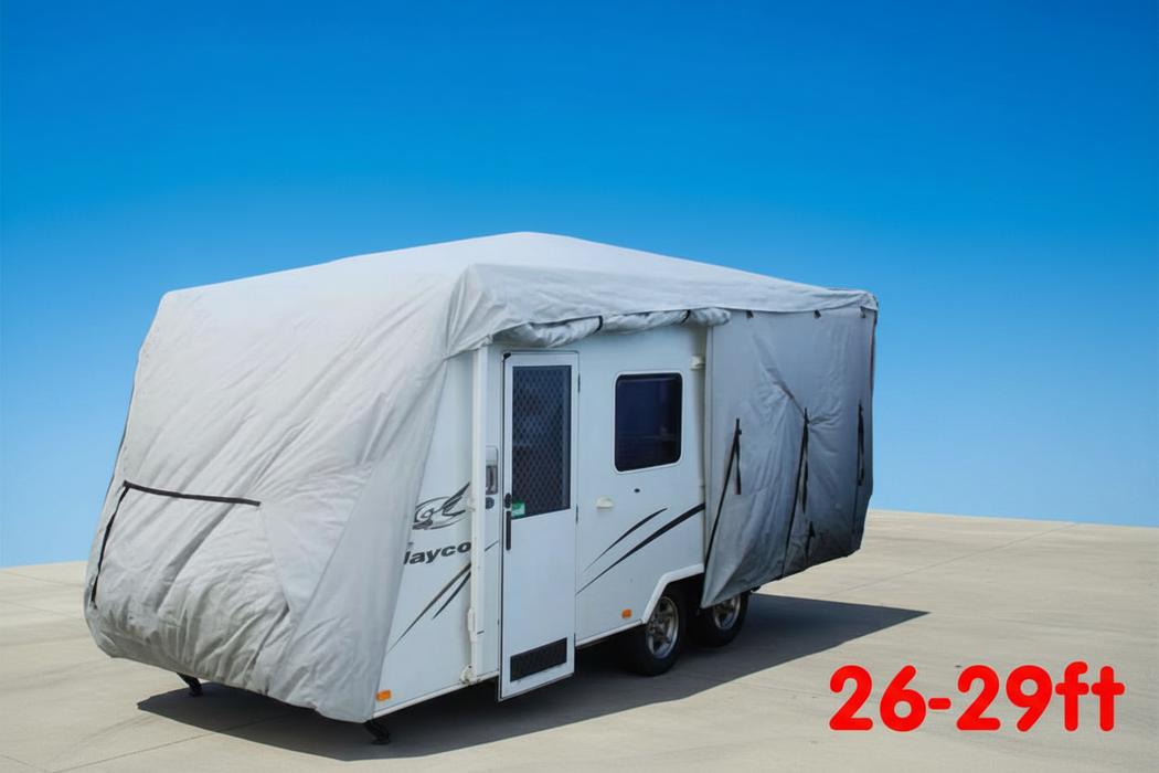 Waterproof cover on 26-29ft caravan