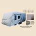 Caravan cover showing some of the features