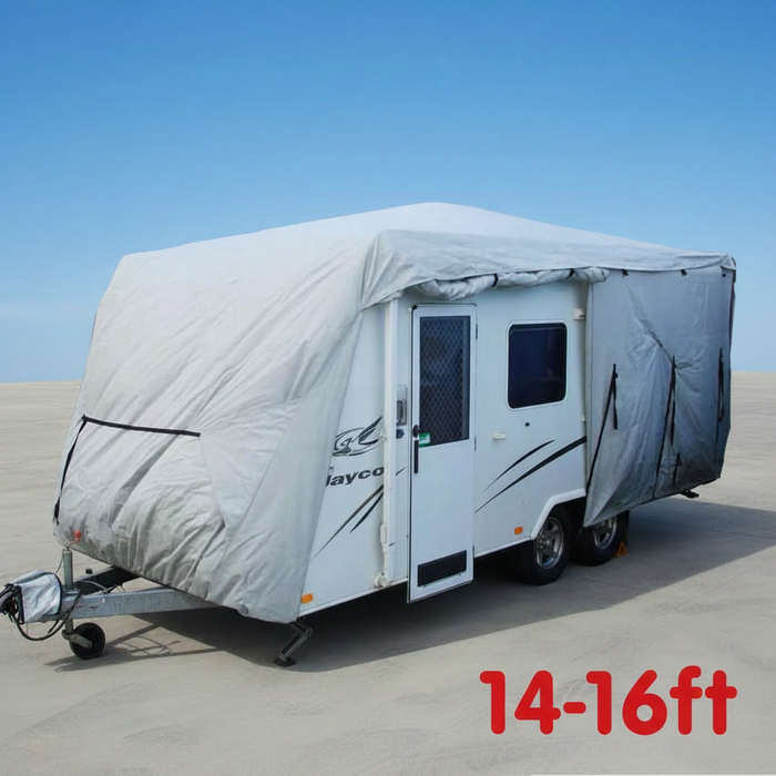 14-16ft caravan with full waterproof cover