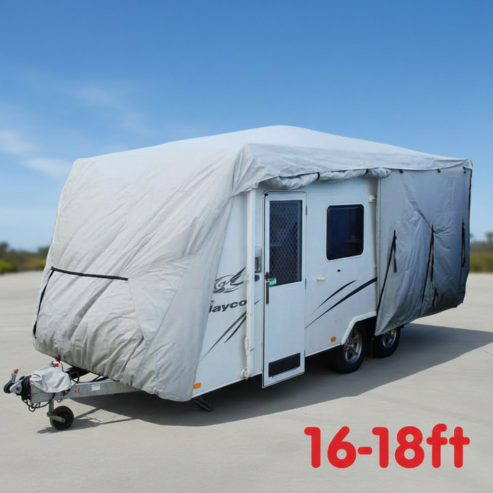 16-18ft caravan with heavy duty cover
