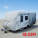 Heavy duty caravan cover on 18-20ft caravan
