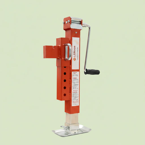 Jack for caravans and off-road vehicles