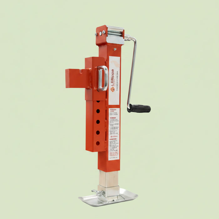 Jack for caravans and off-road vehicles