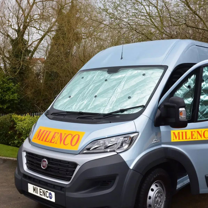 Milenco Internal Universal Silver Thermal Cab Blind. MIL2110