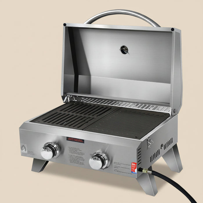 Stainless steel portable grill