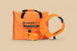 Orange anti-theft security kit with carrying bag