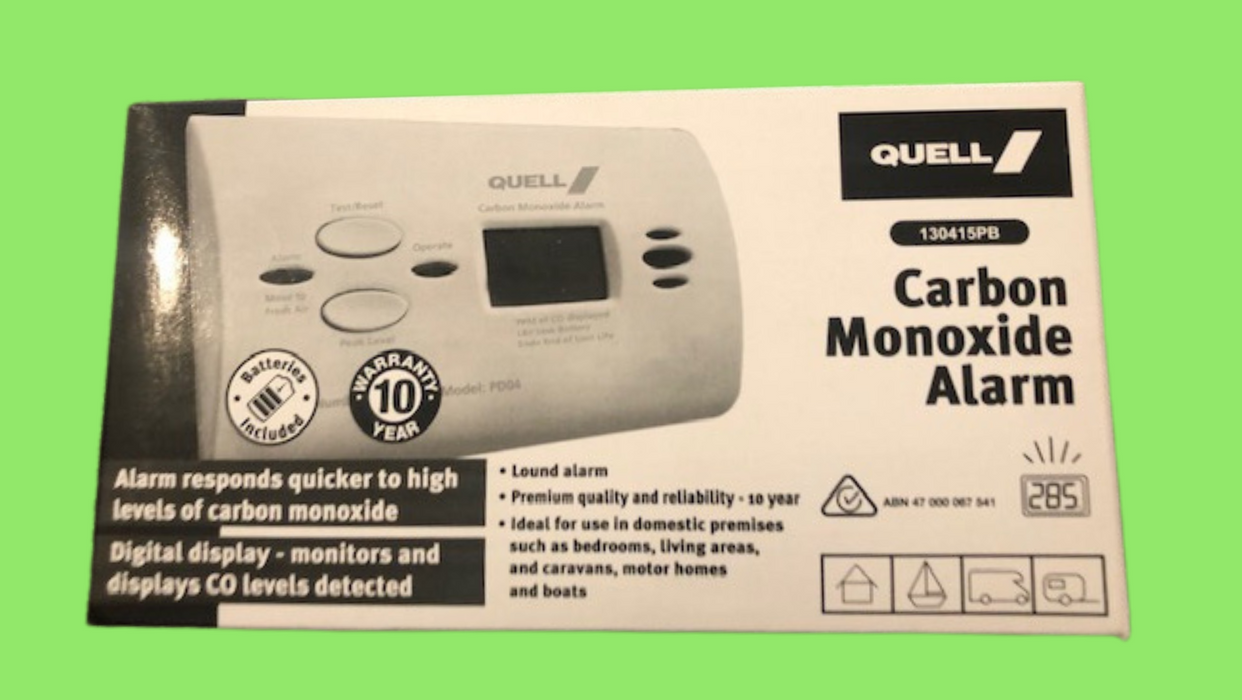 Carbon Monoxide Alarm | Quell PD04 | 10 Year Warranty