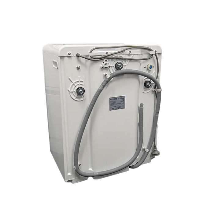 Rear of Sphere Front Loader Washing Machine