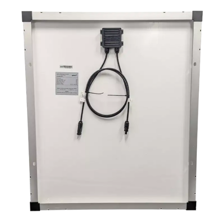 SPHERE 100w Mono Crystalline Twin Cell SILVER Solar Panel. 670x780x35mm