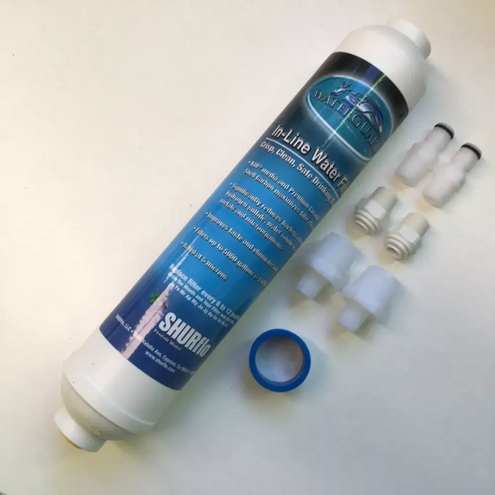 Shurflo 10" In-Line Filter W/Universal Fittings. 94-009-50