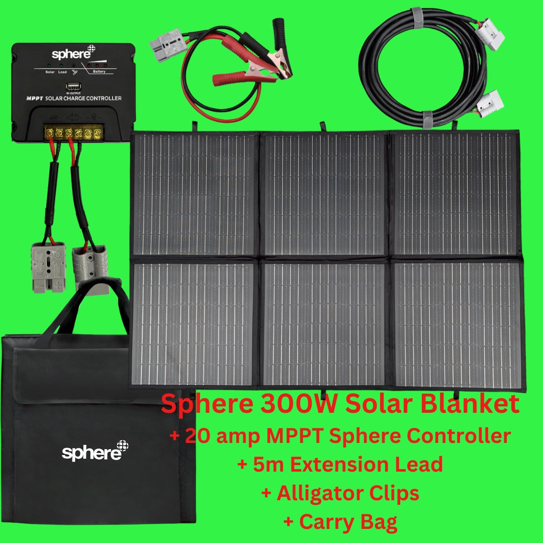 SPHERE 300W Solar Blanket - 1665x1090x5mm | SPSPA300W — Outback Vagabond