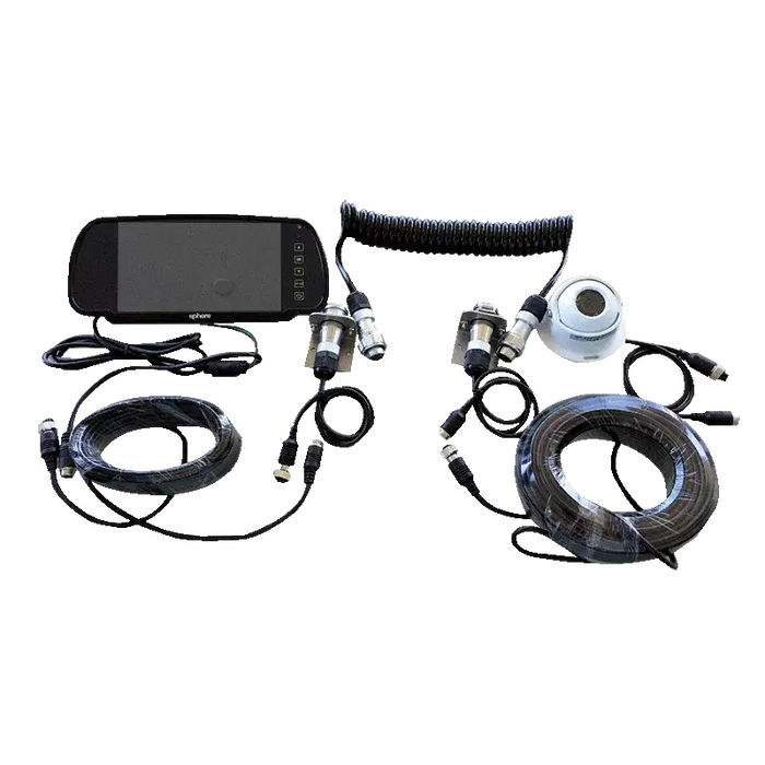 Sphere Caravan Reversing Camera Kit W/H 2 Connector Brackets and Black or White Camera