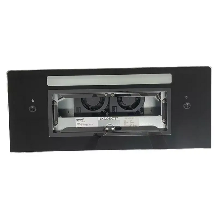 Sphere Tempered Glass Face Recessed Rangehood. C6110Y