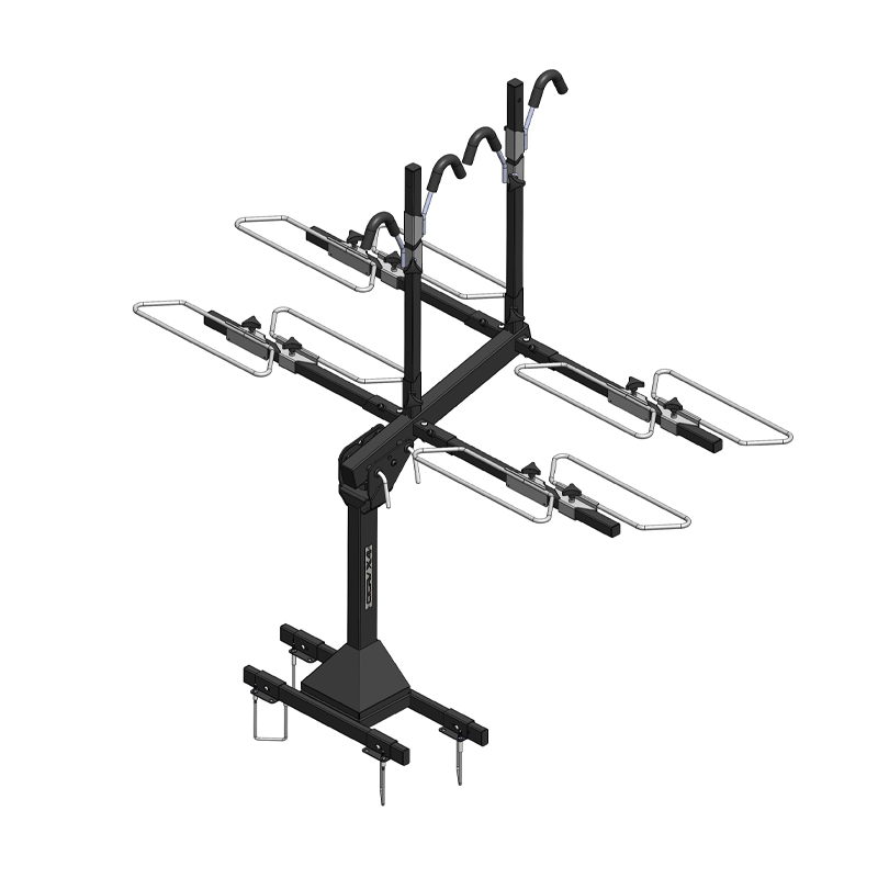 X4 Caravan Bike Rack | A Frame Mounted | 4 Bike Capacity — Outback Vagabond