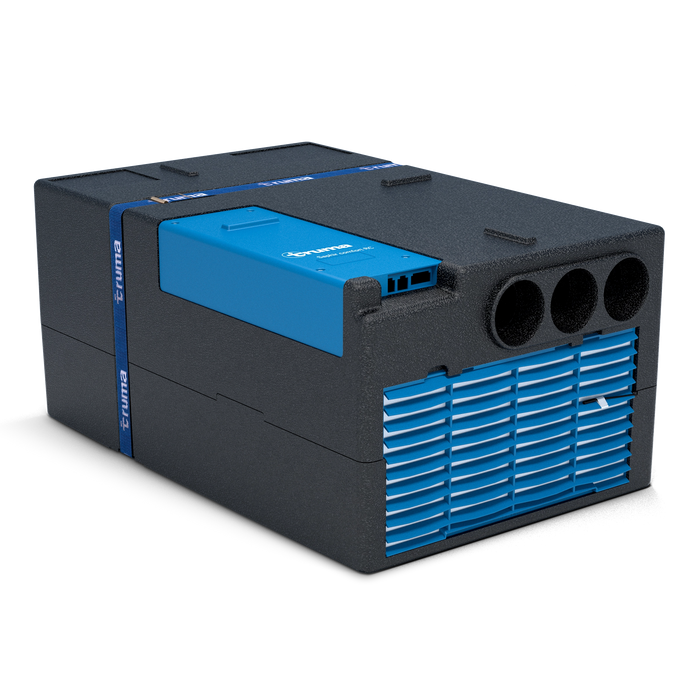 Black and blue electronic device