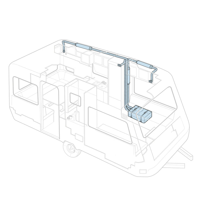 Technical drawing of a vehicle component