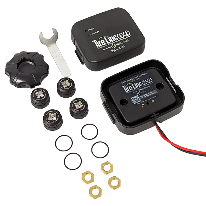 LCI Lippert TIRE LINC 2.0 AU Bluetooth TPMS Kit - 4 Sensors