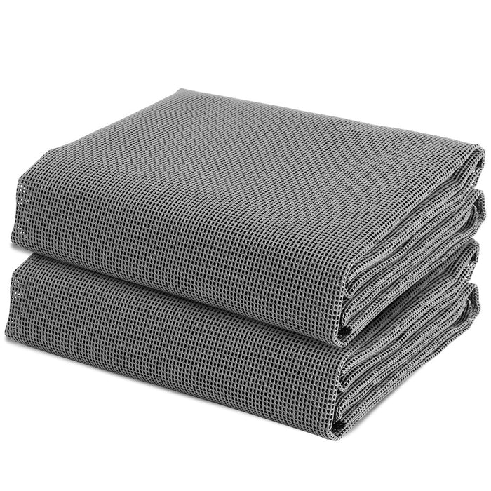 Caravan Annex Floor Matting - Soft Porous Breathable Grey - Various Sizes