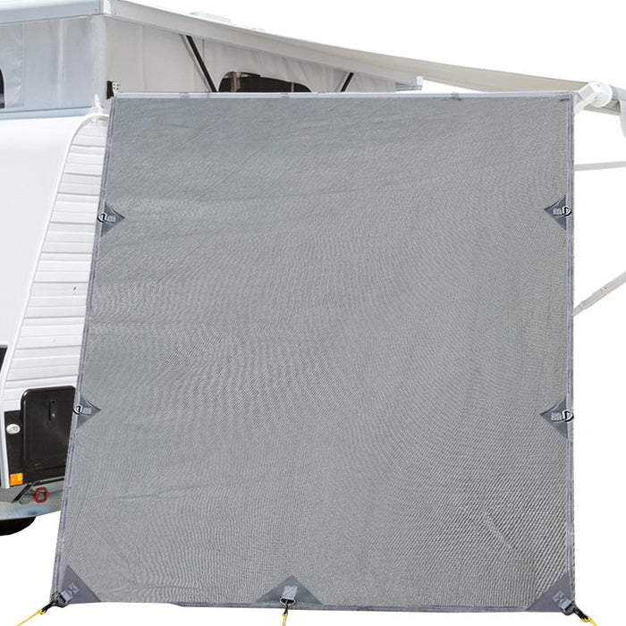 Pop Top Caravan Roll Out Awning Privacy Screen - 2.1 x 1.8M