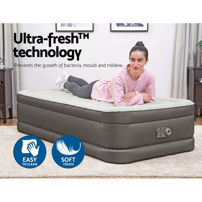 Air Mattress Single Bed Size Inflatable 46CM