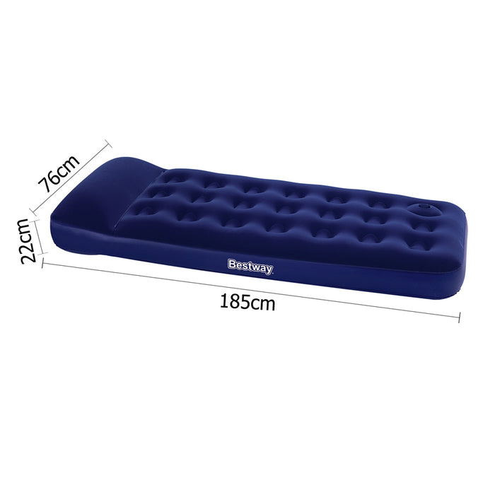 Air Mattress Inflatable - Single Size - Navy