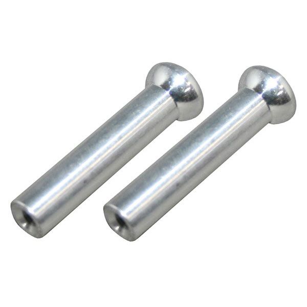 Porsche Interior Door Lock Pin Set Silver Aluminium for 911 | 912 | 930