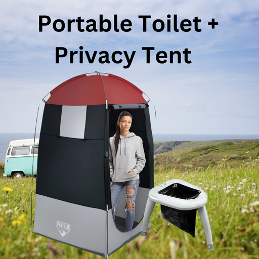 Portable Toilet and Tent
